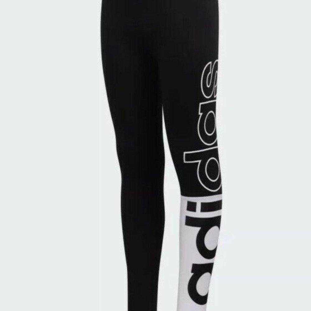 Adidas Linear Split Tights Black Sz 3T NWT